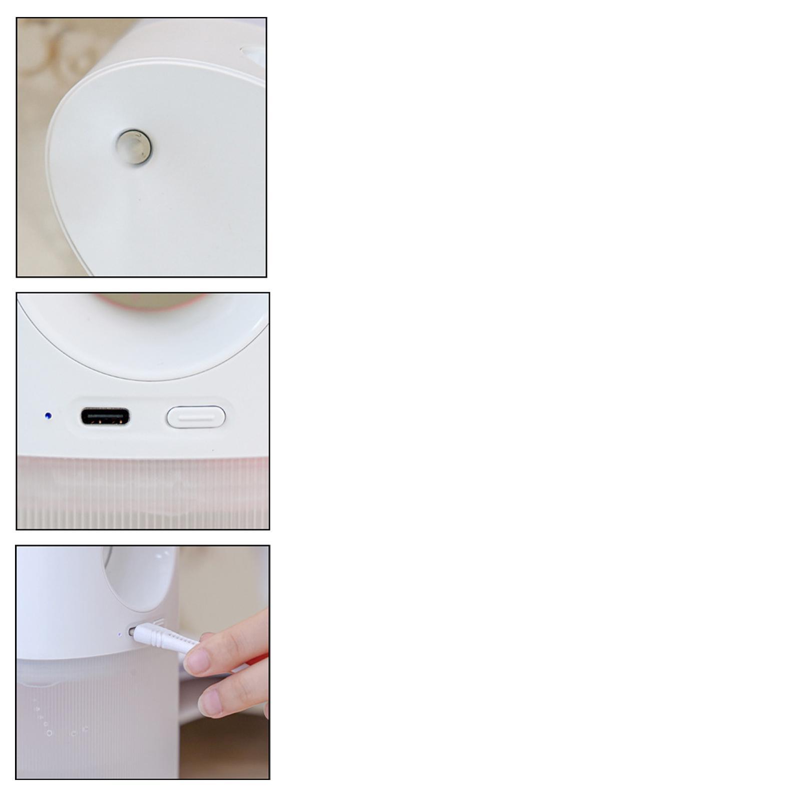 Cool Mist Humidifier Mini Night Light Silent for Bedside Travel Bedroom
