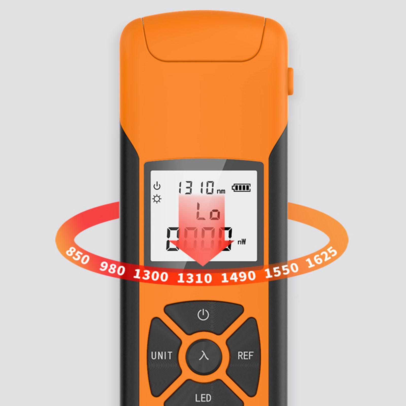 FC/SC/ST Universal USB Rechargeable Fiber Optic Power Meter With Flashlight