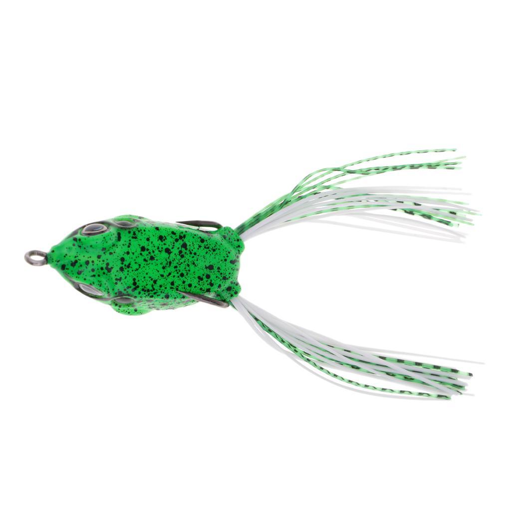 Topwater Frog Fishing Lure Soft Lure Artificial Bait Crankbaits Hook Baits Cute Frog shape life-like swimming actions in water