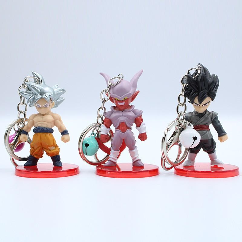 Móc khoá Dragon ball có chuông 21 mẫu kèm đế trưng bày