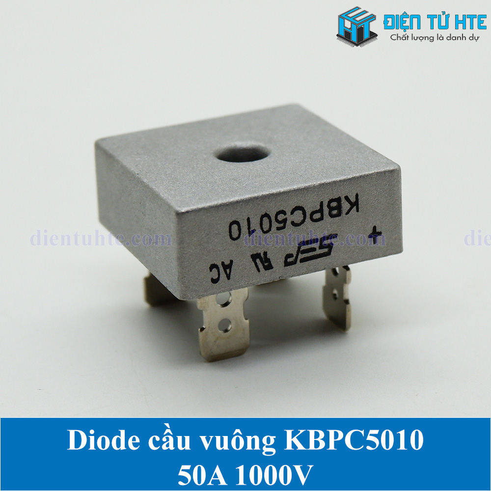Diode cầu vuông công suất cao KBPC5010 50A 1000V