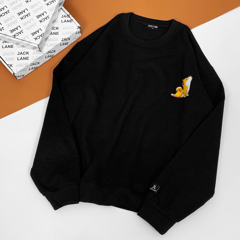 Áo Sweater JL Oversize Jun, JACKLANE, Áo nỉ chui đầu unisex Jack Lane