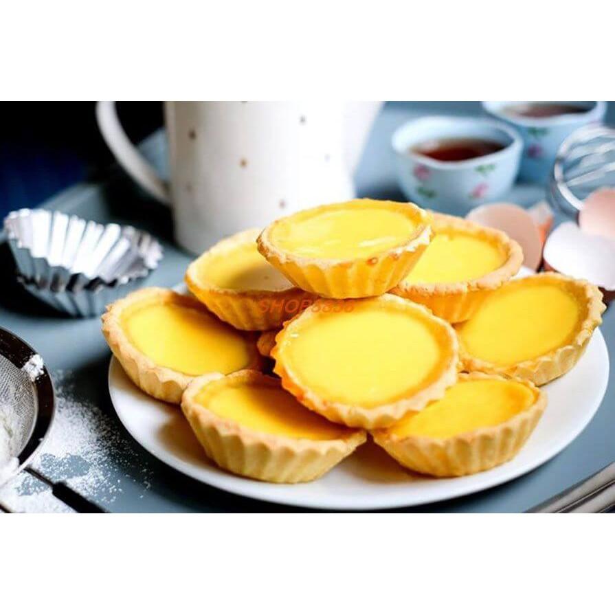 Combo 15 Khuôn Làm Bánh Tart Bánh Bò Kiểu Dáng Hoa Truyền Thống