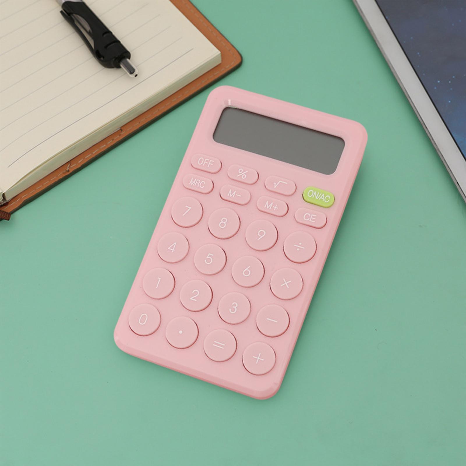 Mini Calculator Mathematics Learning Aid Pocket Calculator for Preschool Kindergarten Primary School Kids