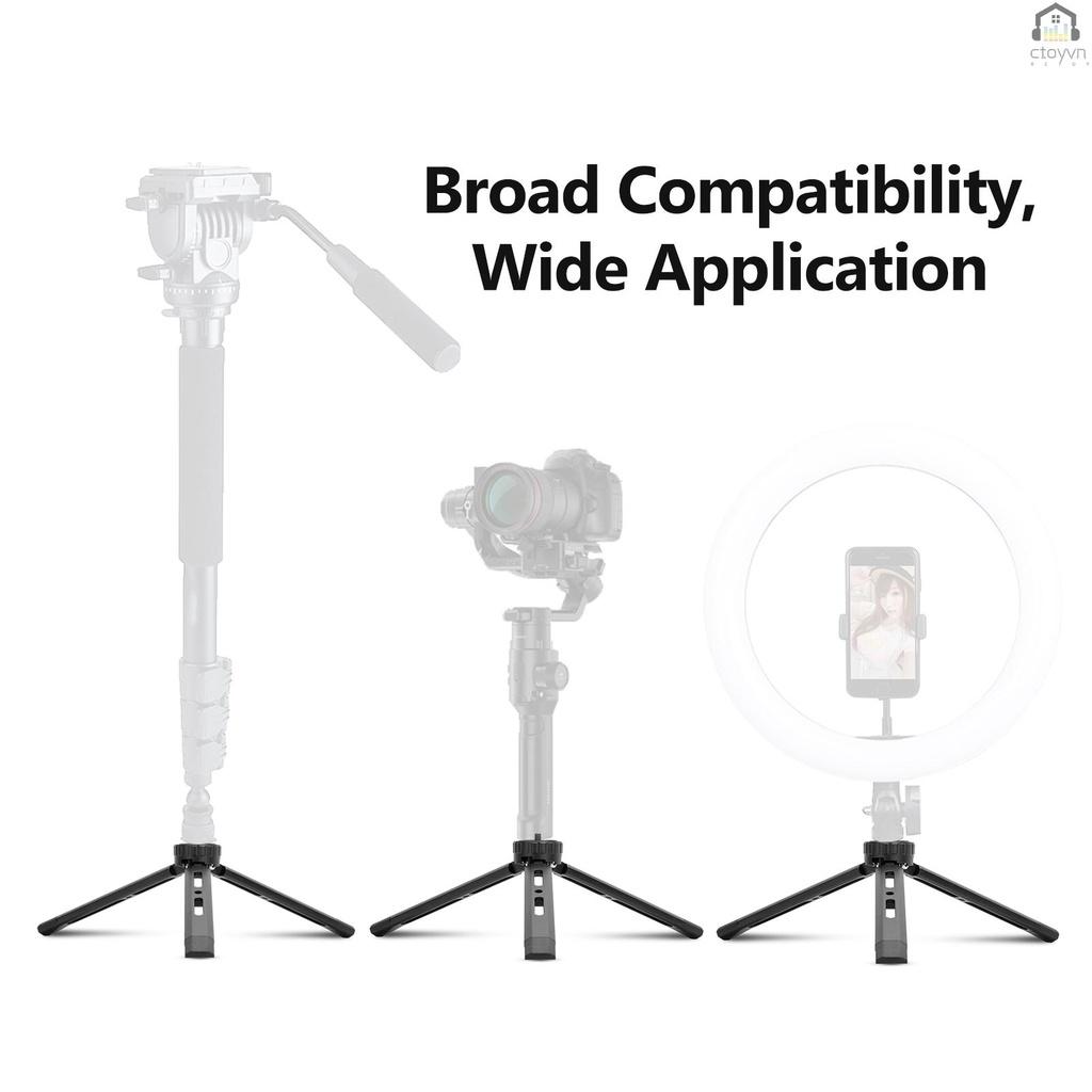 Giá đỡ ba chân mini bằng hợp kim nhôm kèm ốc vít 1/4 inch cho máy ảnh DSLR ILDC