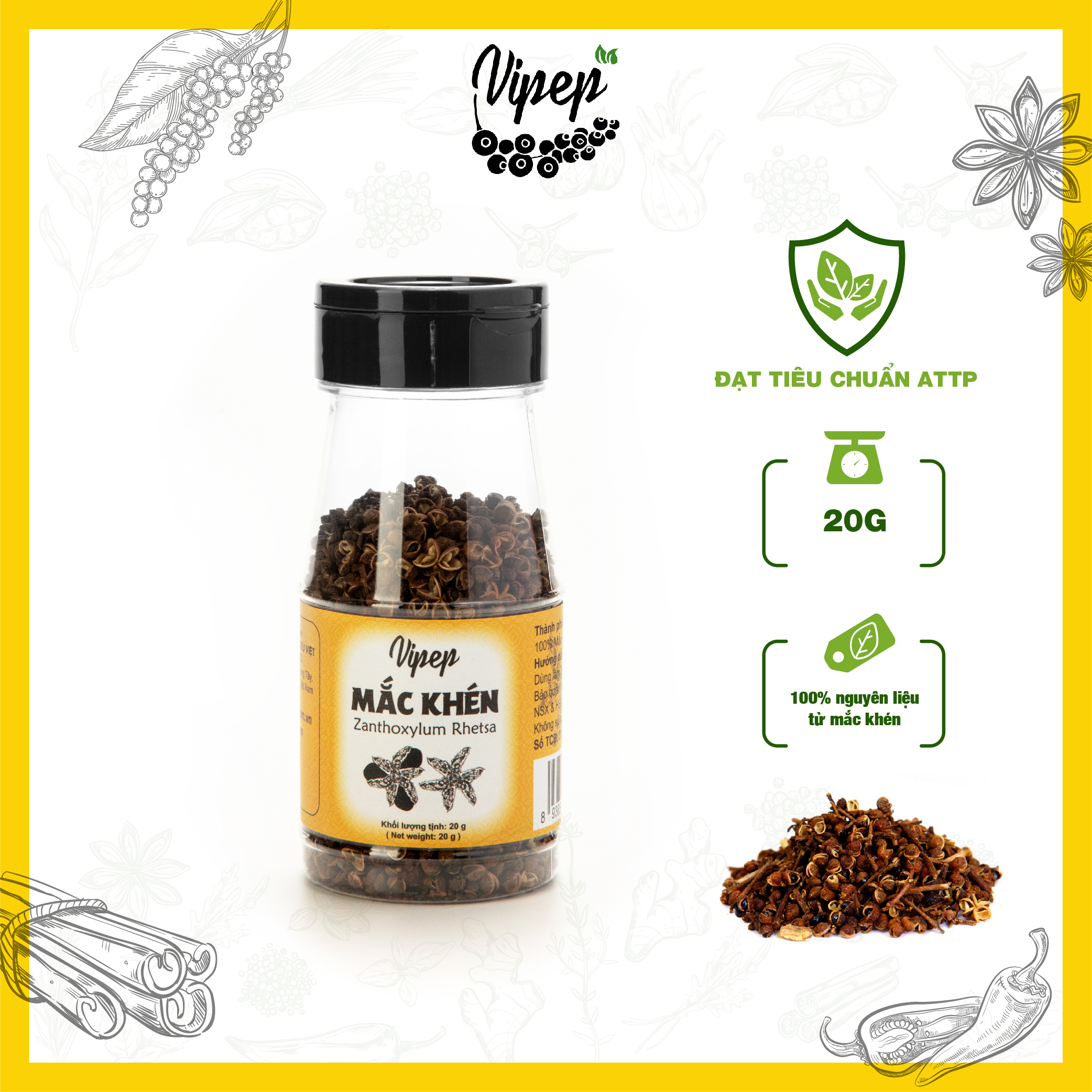 Mắc Khén Vipep 20gr