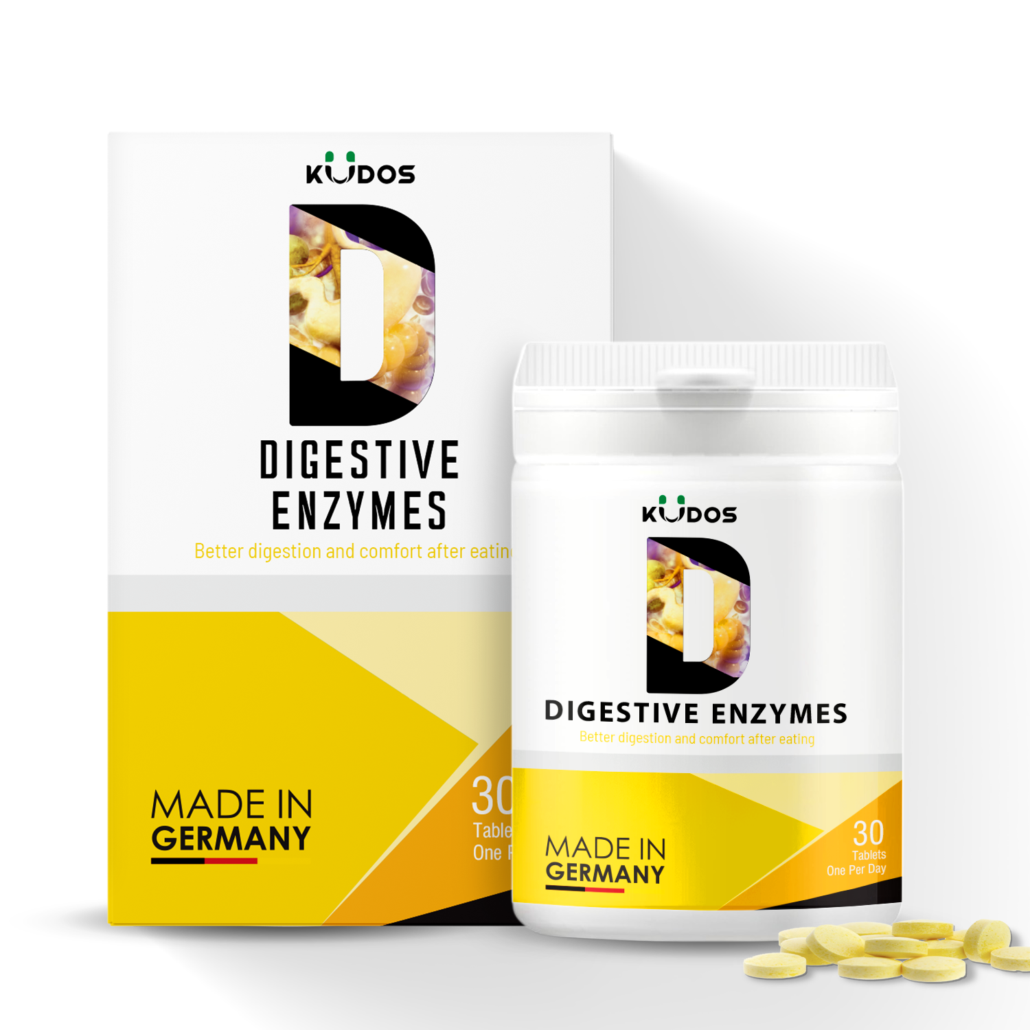 Viên Uống Hỗ Trợ Tiêu Hóa KUDOS DIGESTIVE ENZYMES