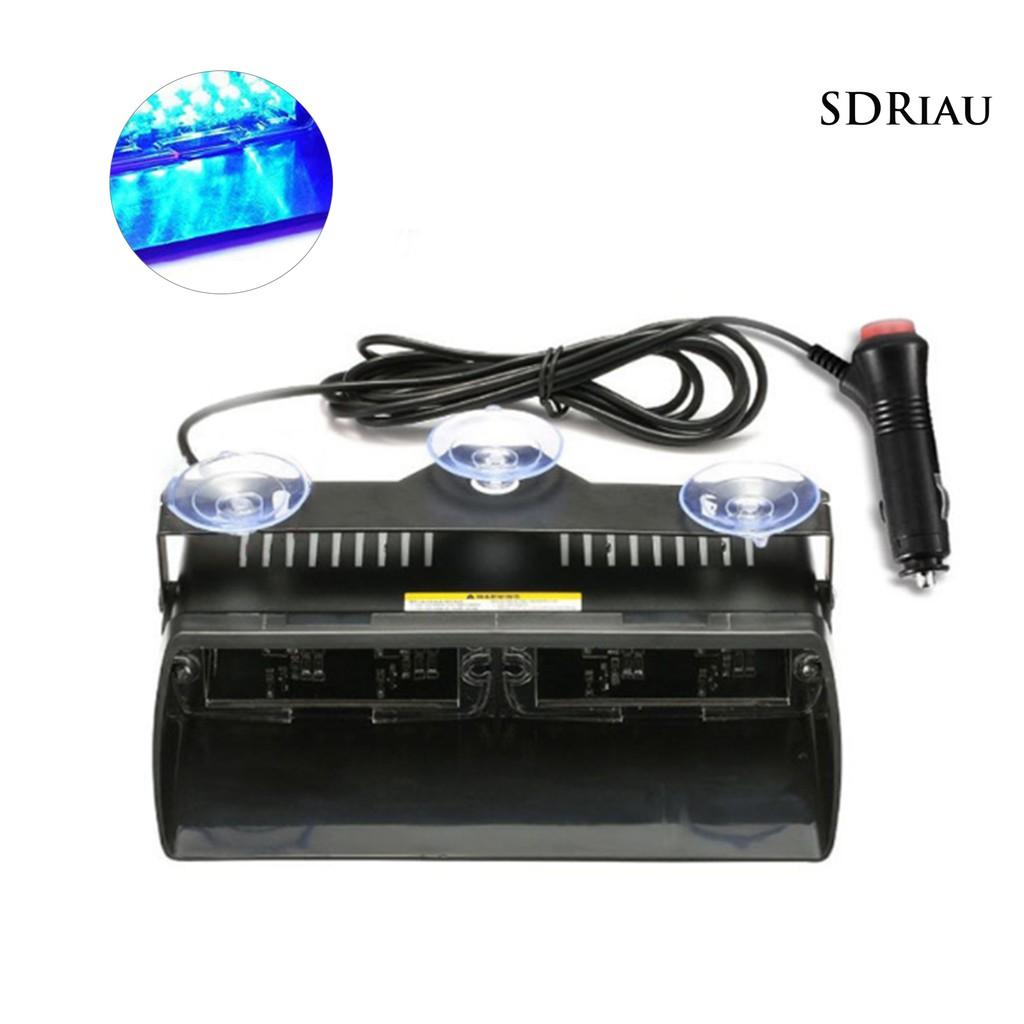 Đèn Led 16 Bóng Báo Hiệu Khẩn Cấp Gắn Kính Chắn Gió Xe Hơi Tiện Dụng