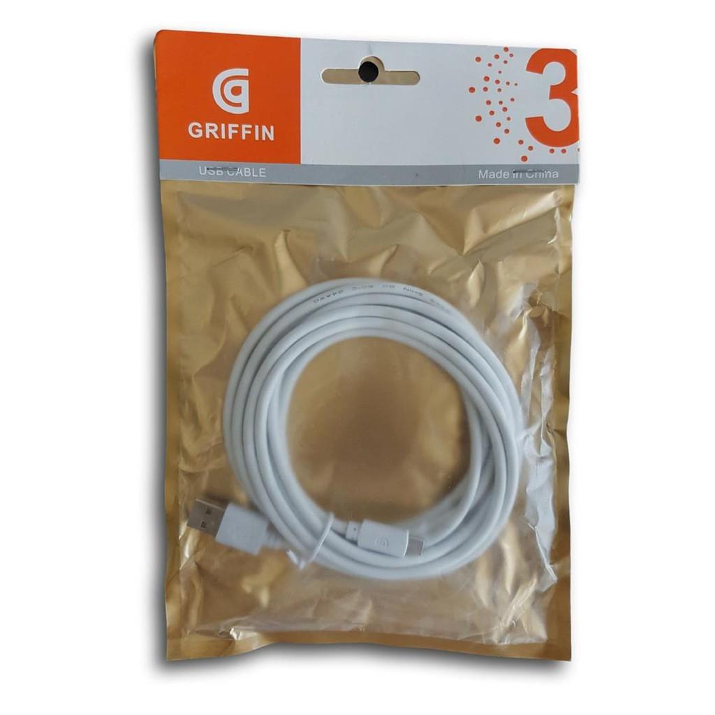 Cáp Sạc Griffin Cổng Micro USB Dây Dài 3M