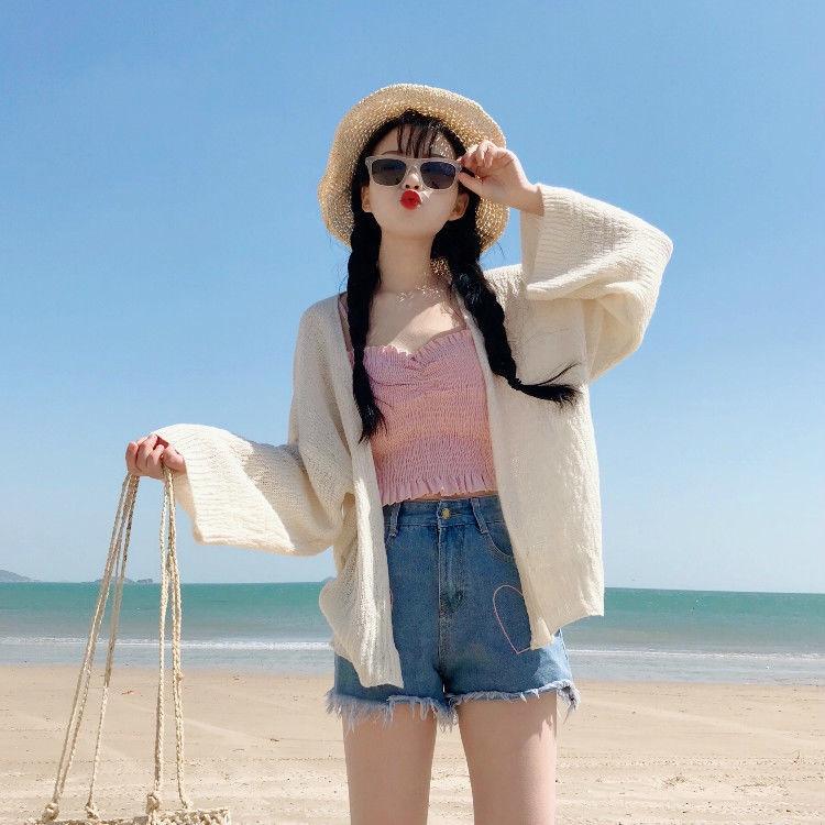 Áo khoác len Cardigan MỎNG DÁNG DÀI loại 1 mặc 4 mùa phong cách Hàn Quốc