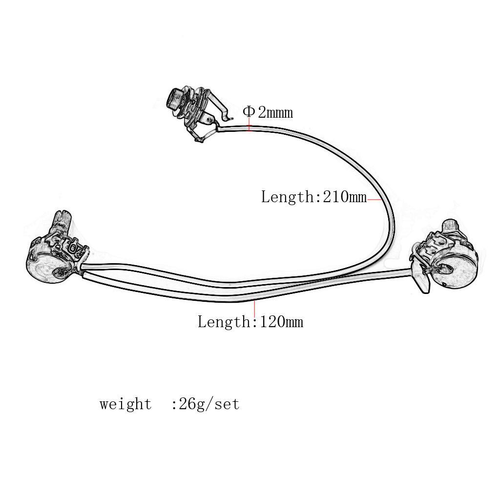 Single Coil Pickup Wiring Harness for Guitar Luthier