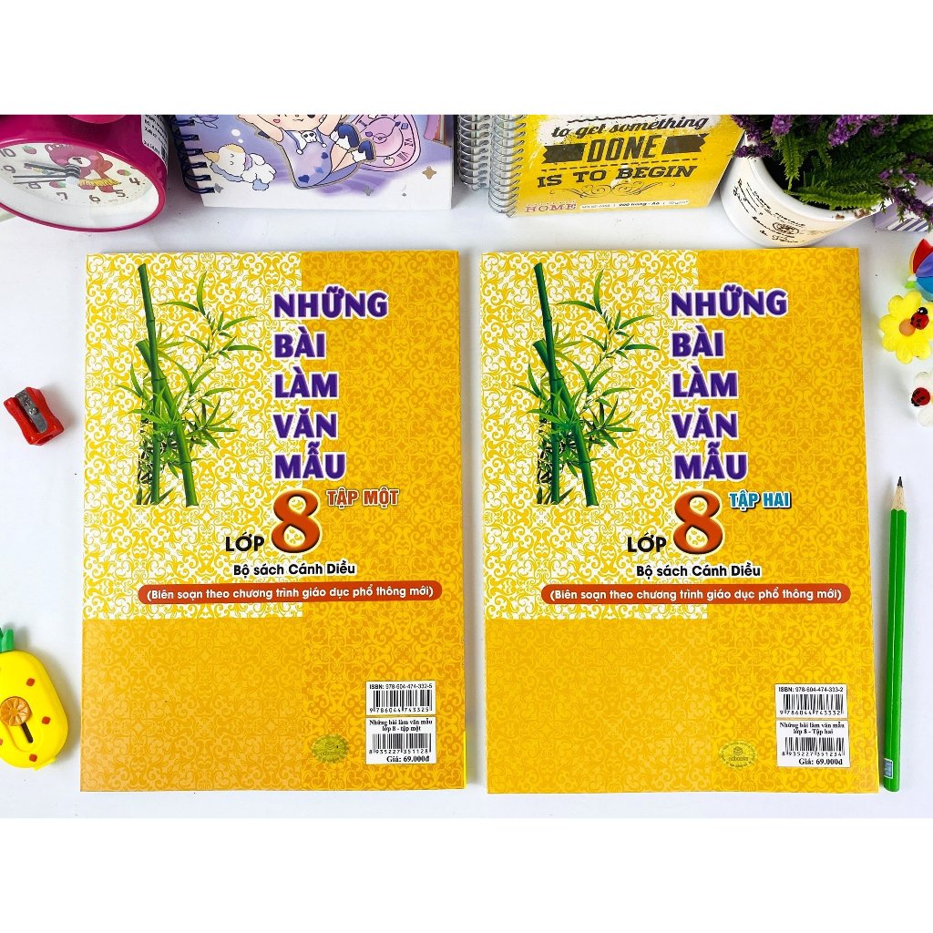 Sách - Combo 2 cuốn Những Bài Làm Văn Mẫu Lớp 8 - Cánh Diều - ndbooks