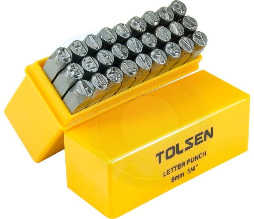 BỘ ĐÓNG 27 CHỮ LỚN 6mm TOLSEN 25104 - HÀNG CHÍNH HÃNG