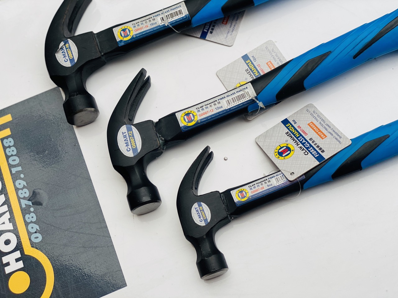 450g Búa nhổ đinh cán thép 16oz G0007-16 C-MART