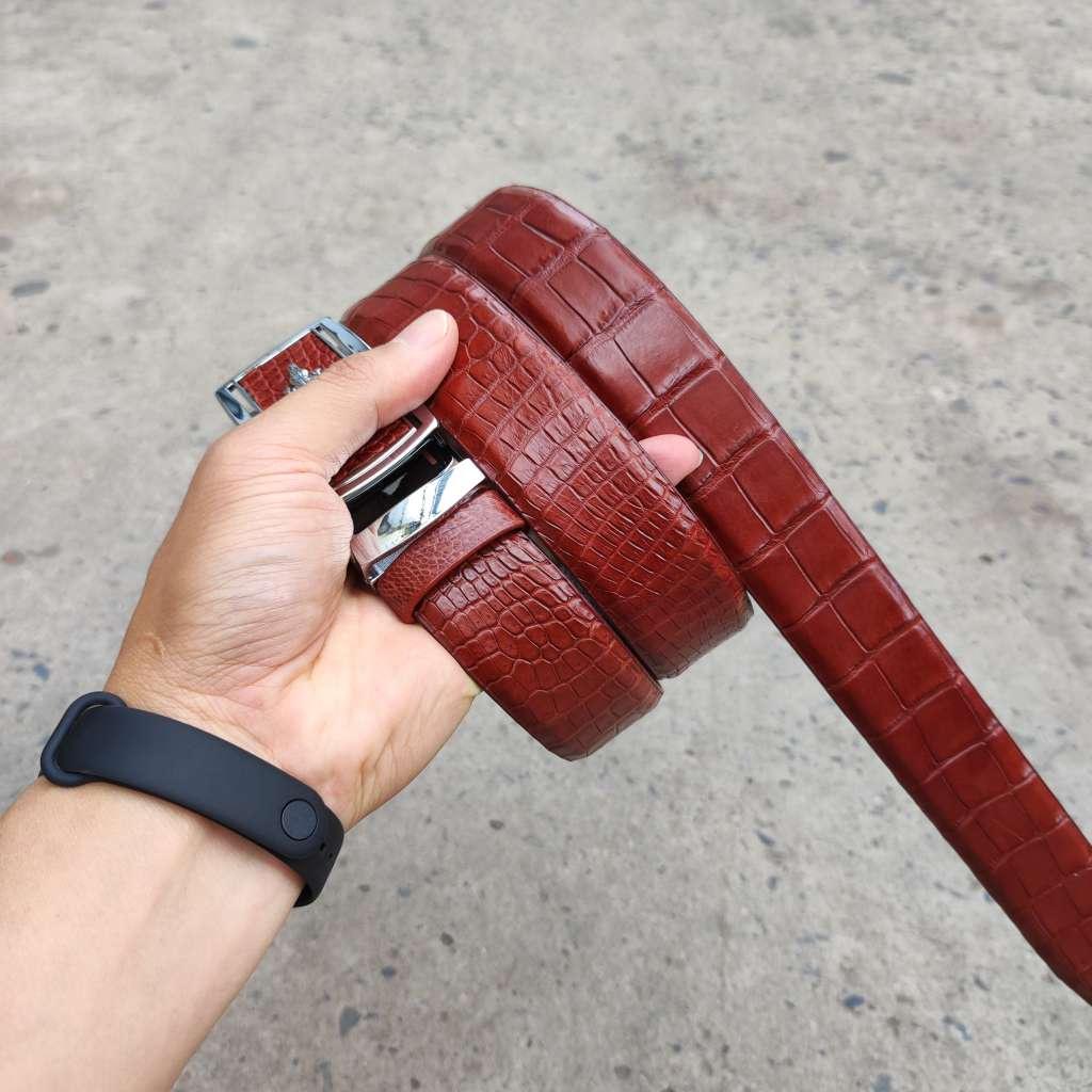 Thắt Lưng Da Bụng Cá Sấu N22ND_B