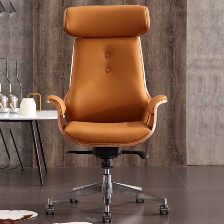 Ghế Giám Đốc Lưng Cao Xoay 360 Độ Hiện đại sang trọng - Ghế Làm Việc Văn phòng Công Thái Học Tiện lợi đa năng cao cấp GHP046