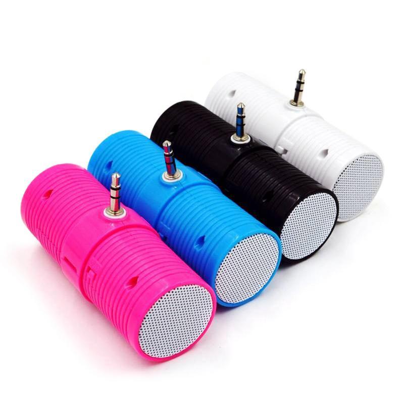 Loa Di Động Âm Thanh Nổi Jack 3.5 Mm Cho Điện Thoại Di Động Máy Tính Bảng Chèn Trực Tiếp Loa Máy Nghe Nhạc MP3 Loa Máy Tính PC Màu sắc: Đen