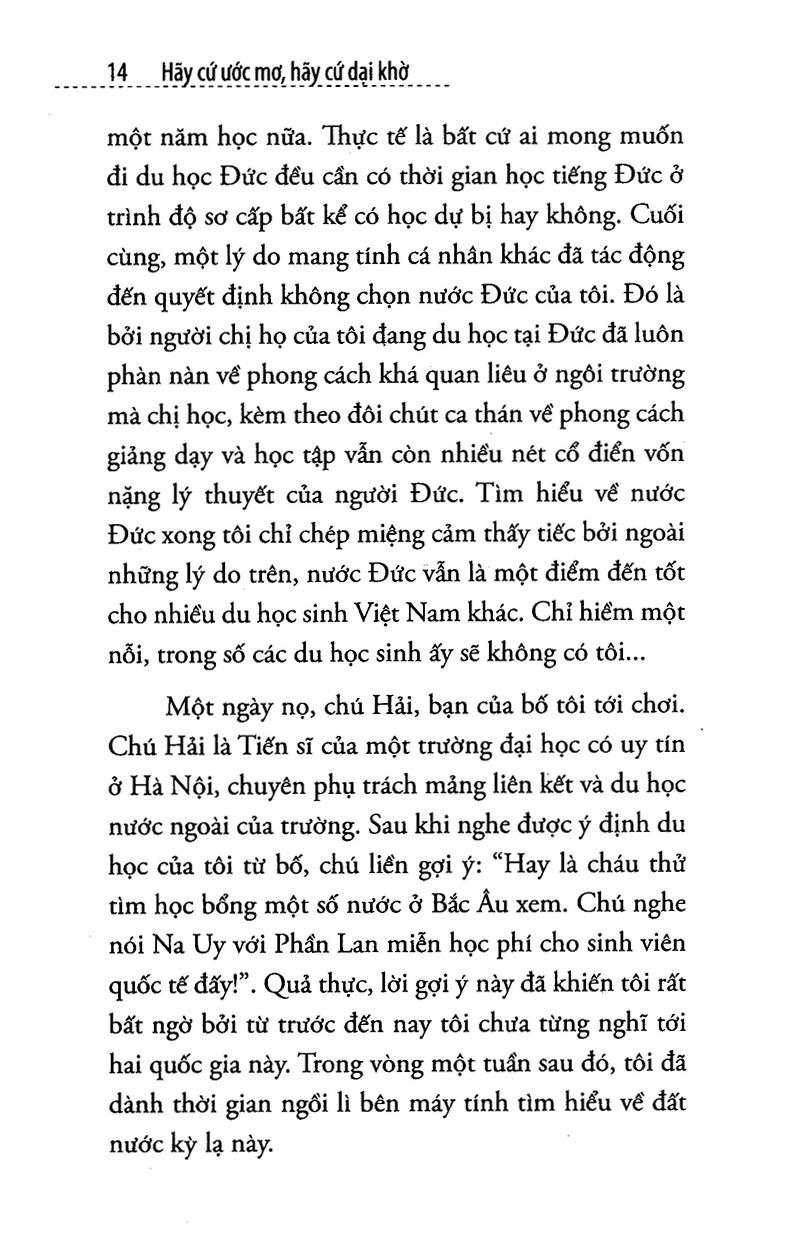 Hãy Cứ Ước Mơ, Hãy Cứ Dại Khờ