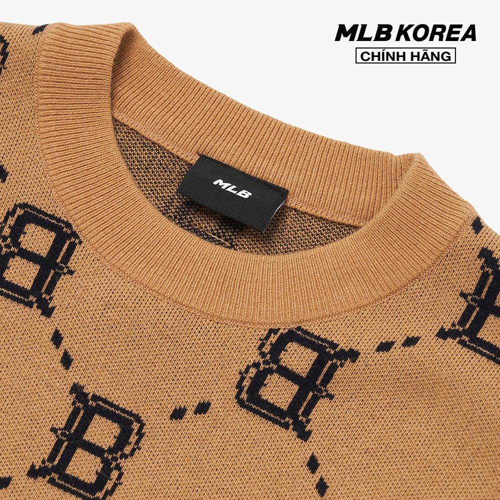 MLB - Áo sweater phom suông tay dài Dia Monogram Overfit 3AKPM0226-43BGS