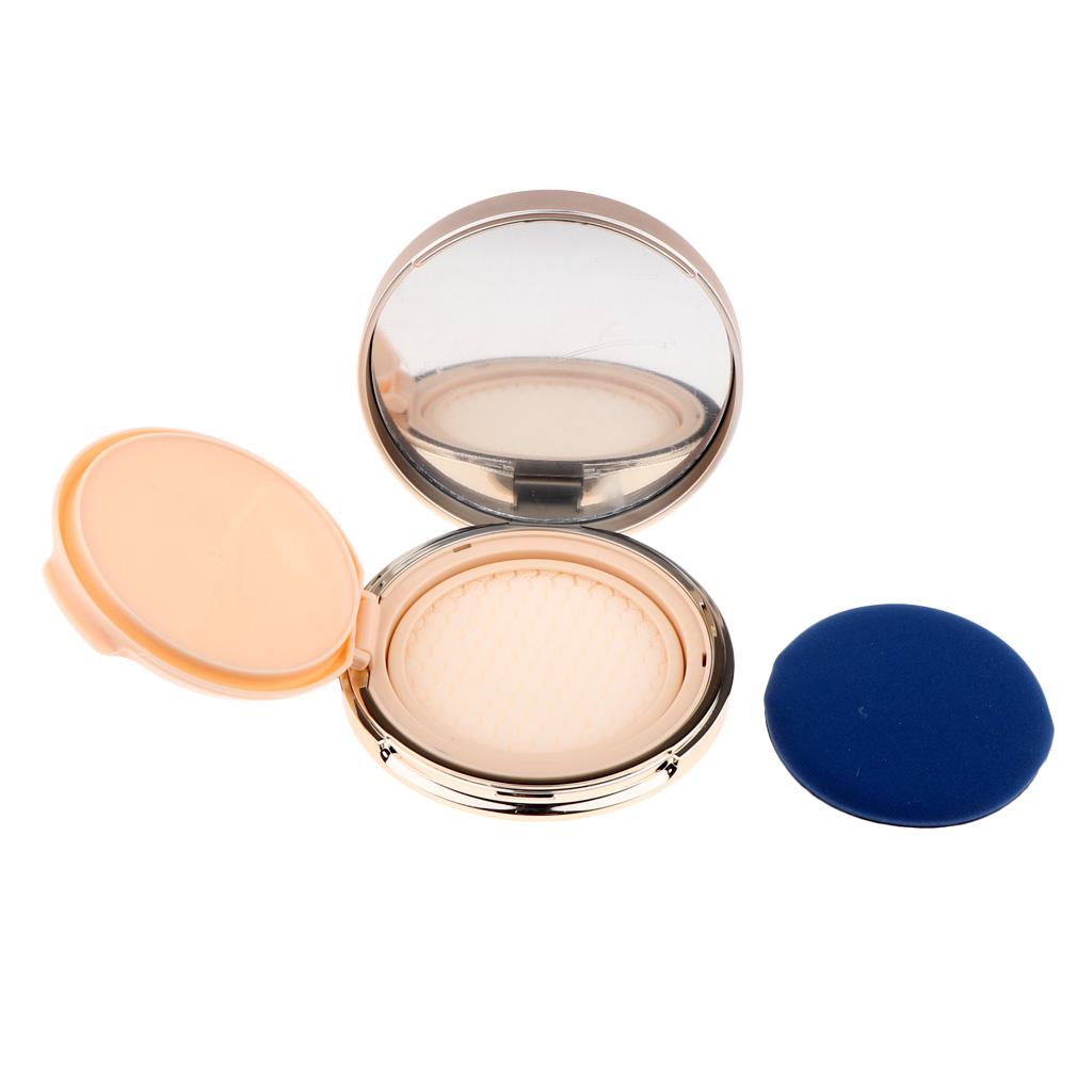 Makeup Tool Air Cushion BB CC Cream Foundation Empty Container & Vanity Mirror