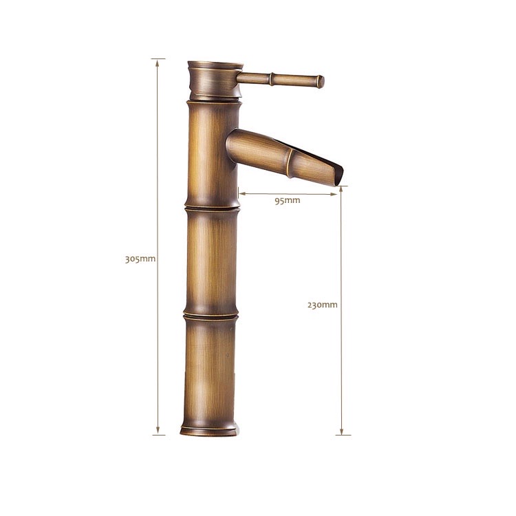Vòi lavabo cổ điển 30cm