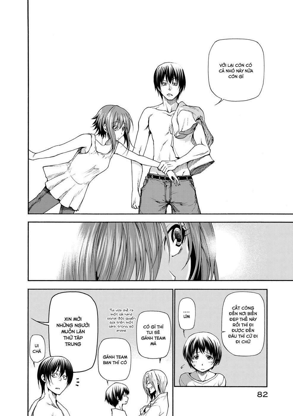 cô gái thích lặn - grand blue chapter 20 13