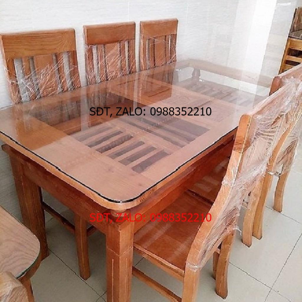 Bộ Bàn Ăn 2 Tầng Gỗ Sồi Nga