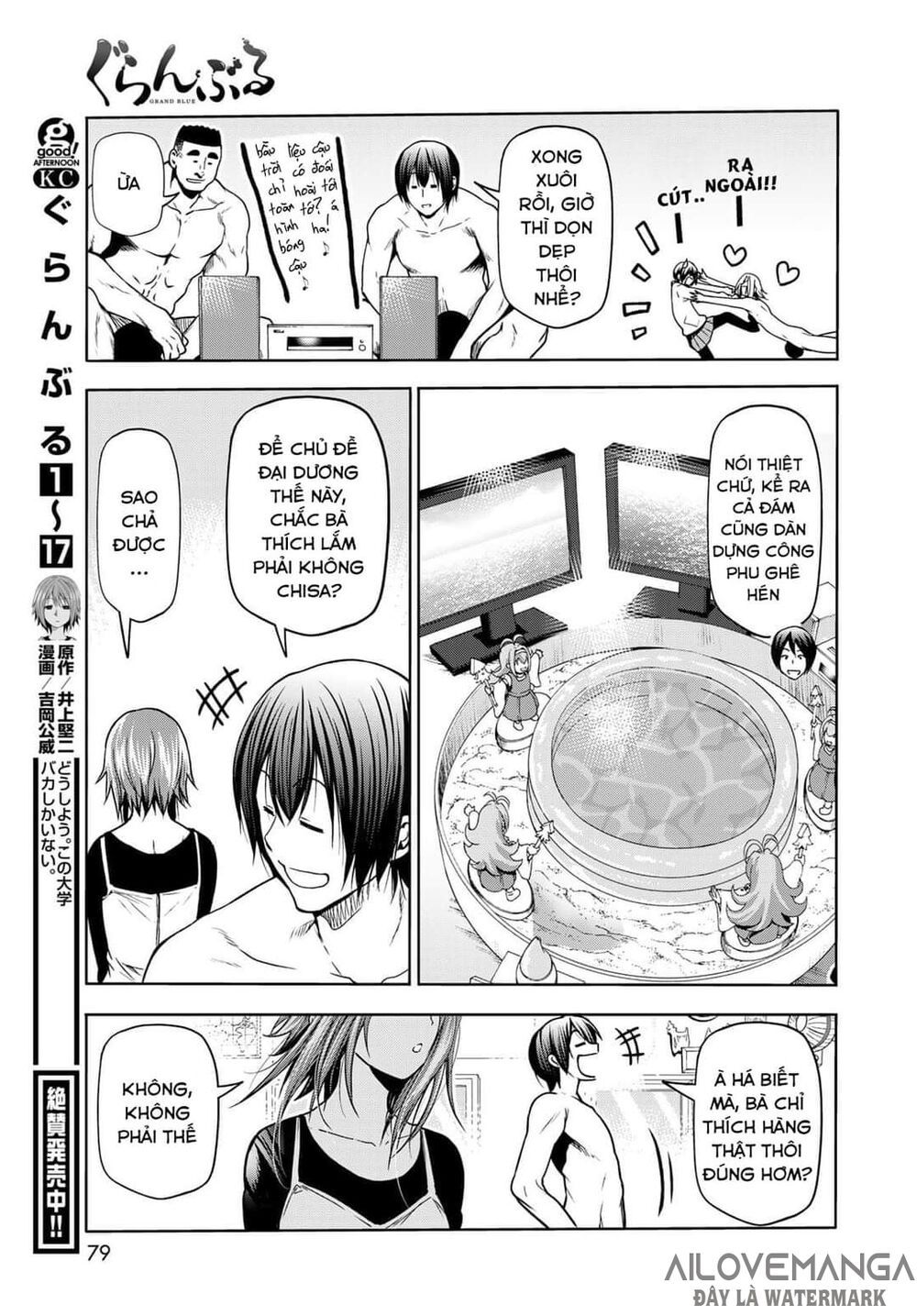 cô gái thích lặn - grand blue chapter 73.2 19