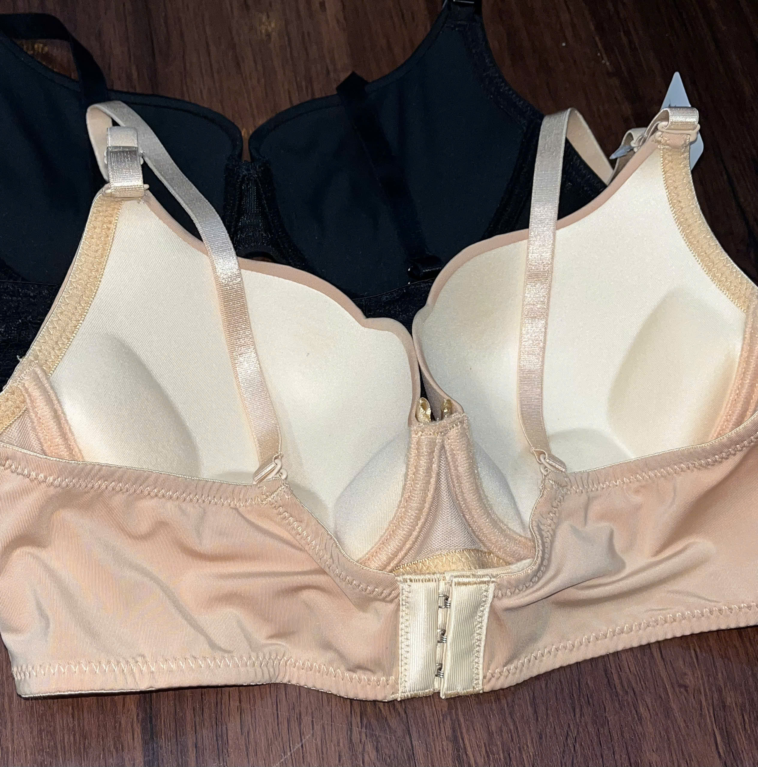 Áo Lót Hoa Giấy Trơn Mút Mỏng Có Gọng Bản 3/4 Form Nâng Ngực Đẹp