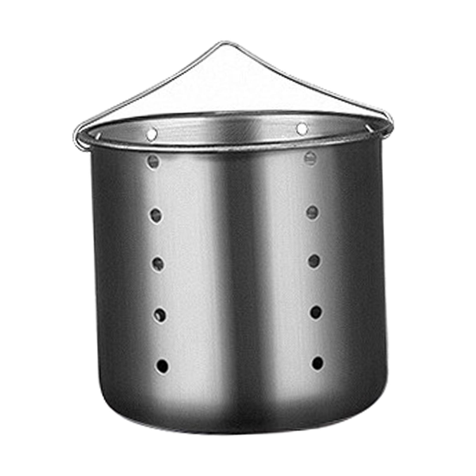 Stainless Steel Fishing Bait Trap Cage Feeder Basket Holder Tackles