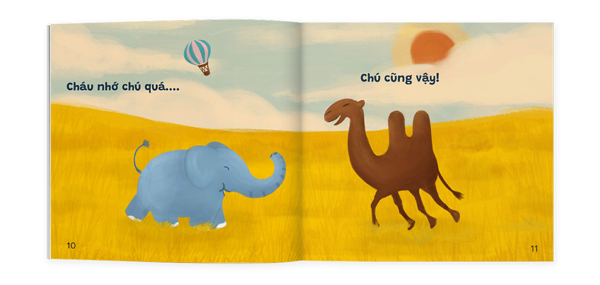 Sách Ehon - Ôm chầm - Dành cho trẻ từ 0 - 4 tuổi