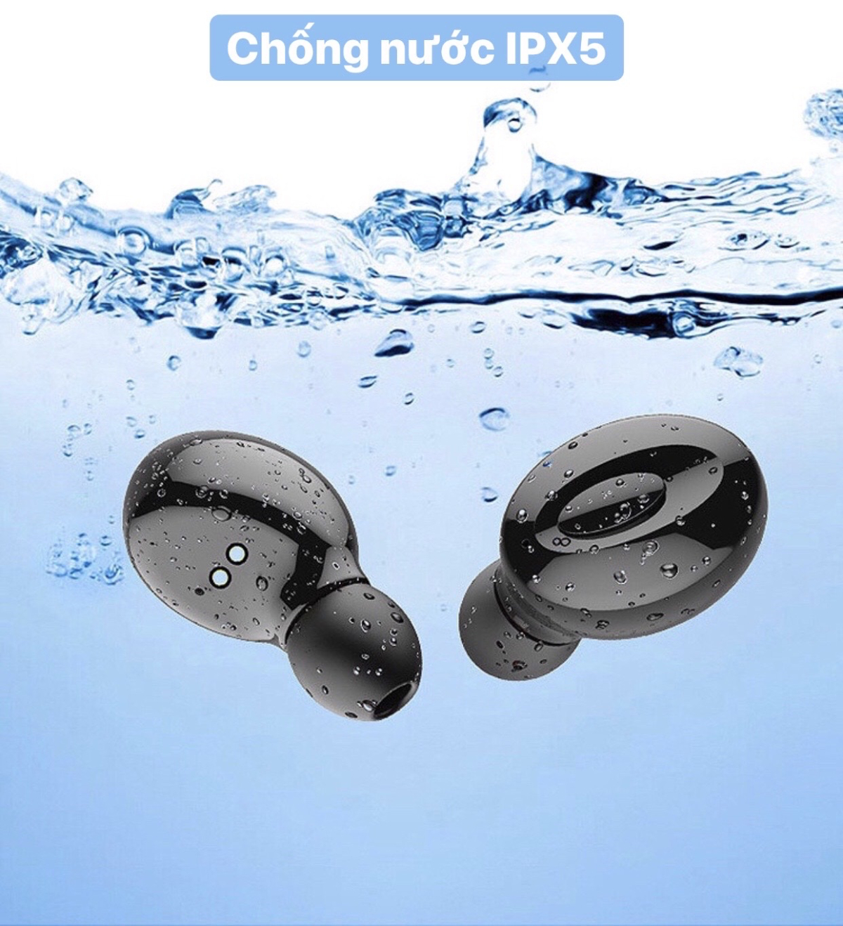 Tai Nghe Bluetooth 5.0 Chuẩn TWS Chống Nước IPX5