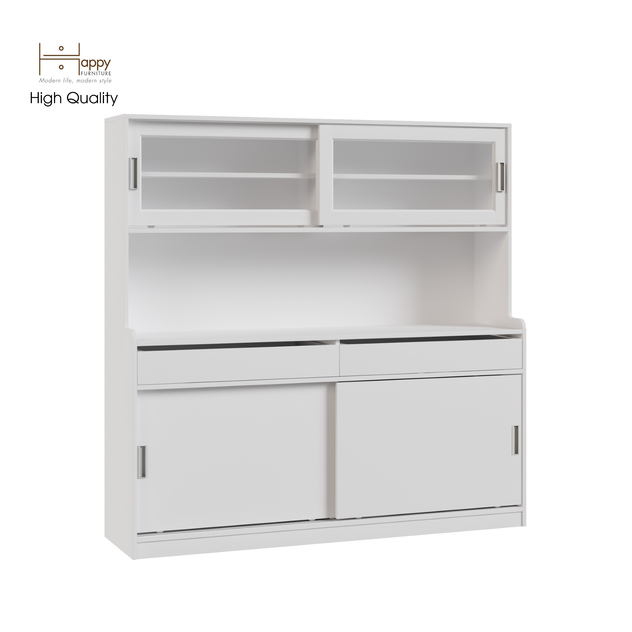 [Happy Home Furniture] LUCA, Kệ lưu trữ nhà bếp, 160cm x 42cm x 160cm ( DxRxC), TCL_013