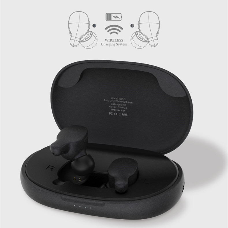 Tai nghe Bluetooth thể thao Remax TWS-3 Earbuds - Hàng chính hãng