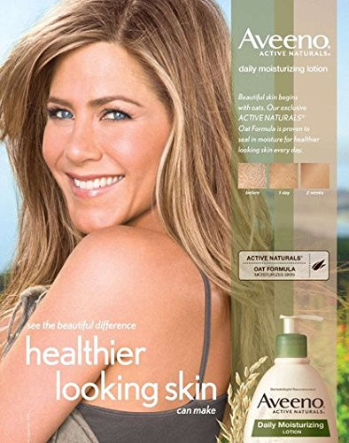 ** IN AD ** Vá»i Jennifer Aniston cho 2014 Sản phẩm dưỡng ẩm Aveeno