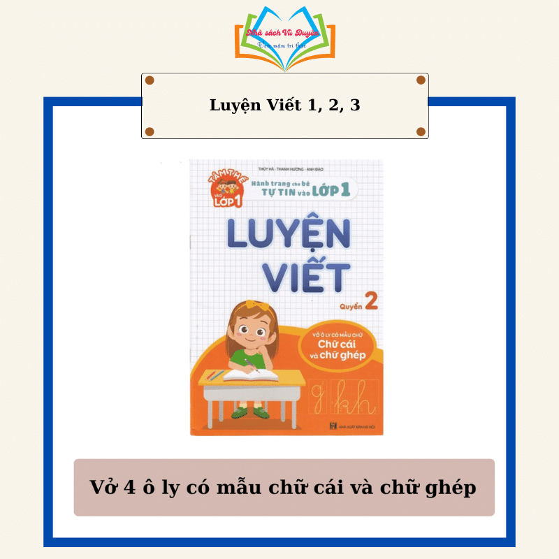 Sách - Combo 3 cuốn Luyện Viết - Tâm thế vào lớp 1 - Quyển 123 (3 cuốn)