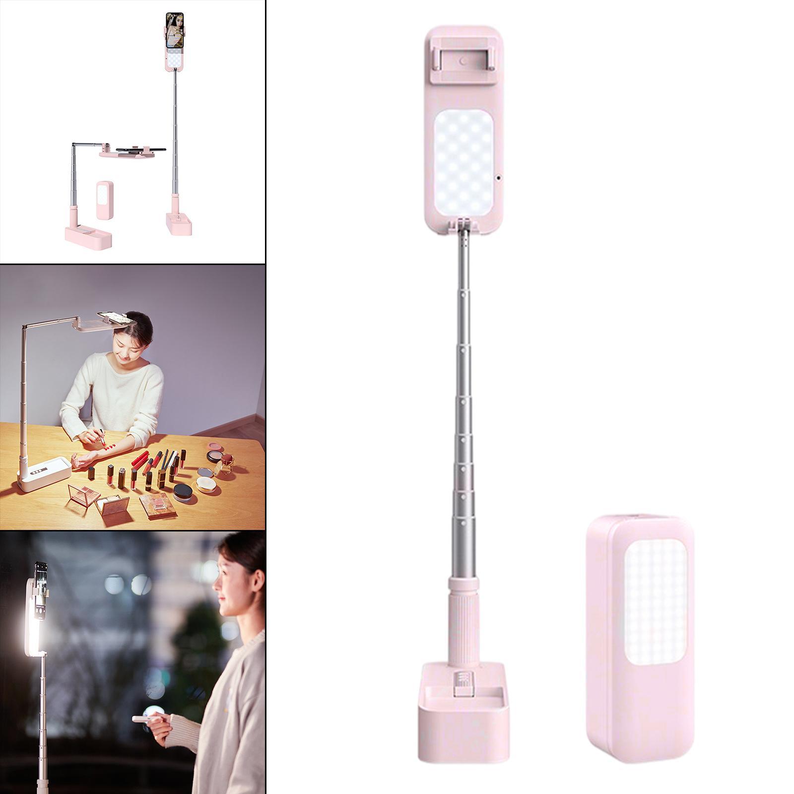 Foldable Light Phone Stand Holder Recording