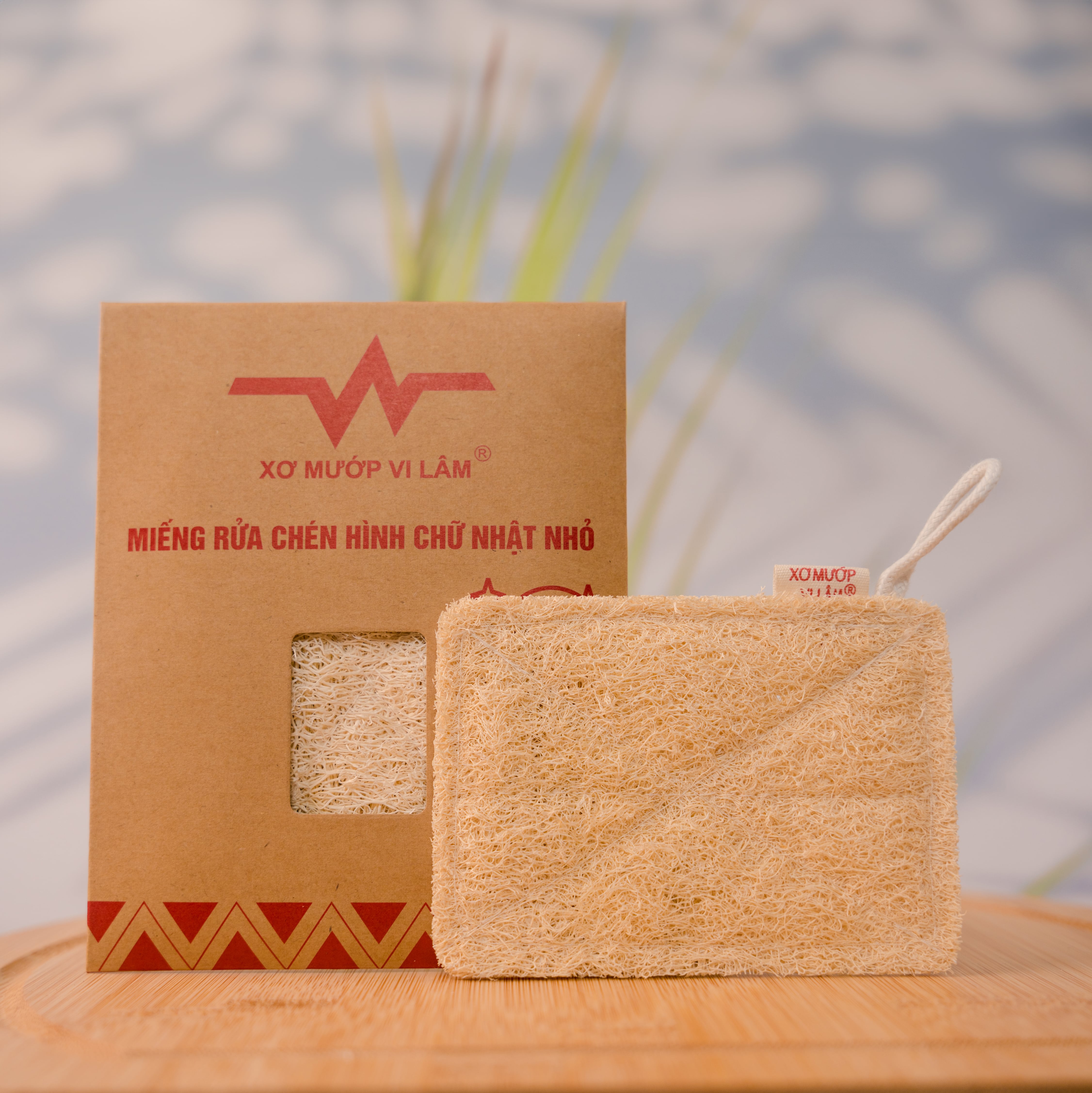 Miếng Rửa Chén Xơ Mướp Vi Lâm Chuyên Gia Rửa Sạch Bát Đĩa Xoong Nồi - Không Hại Da Tay - Thân Thiện Môi Trường