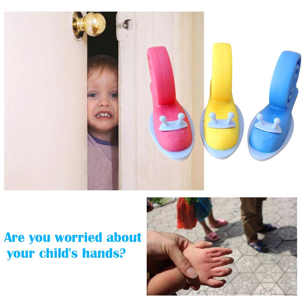 3PCS/Bag Cute Snail Animal Shaped Door Stop Safeguards Child Safety Door Stopper