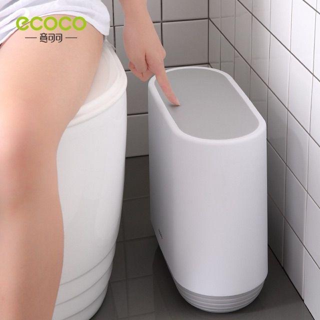 Thùng Đựng Rác ECOCO Tiện Ích Thông Minh Dung Tích 10L