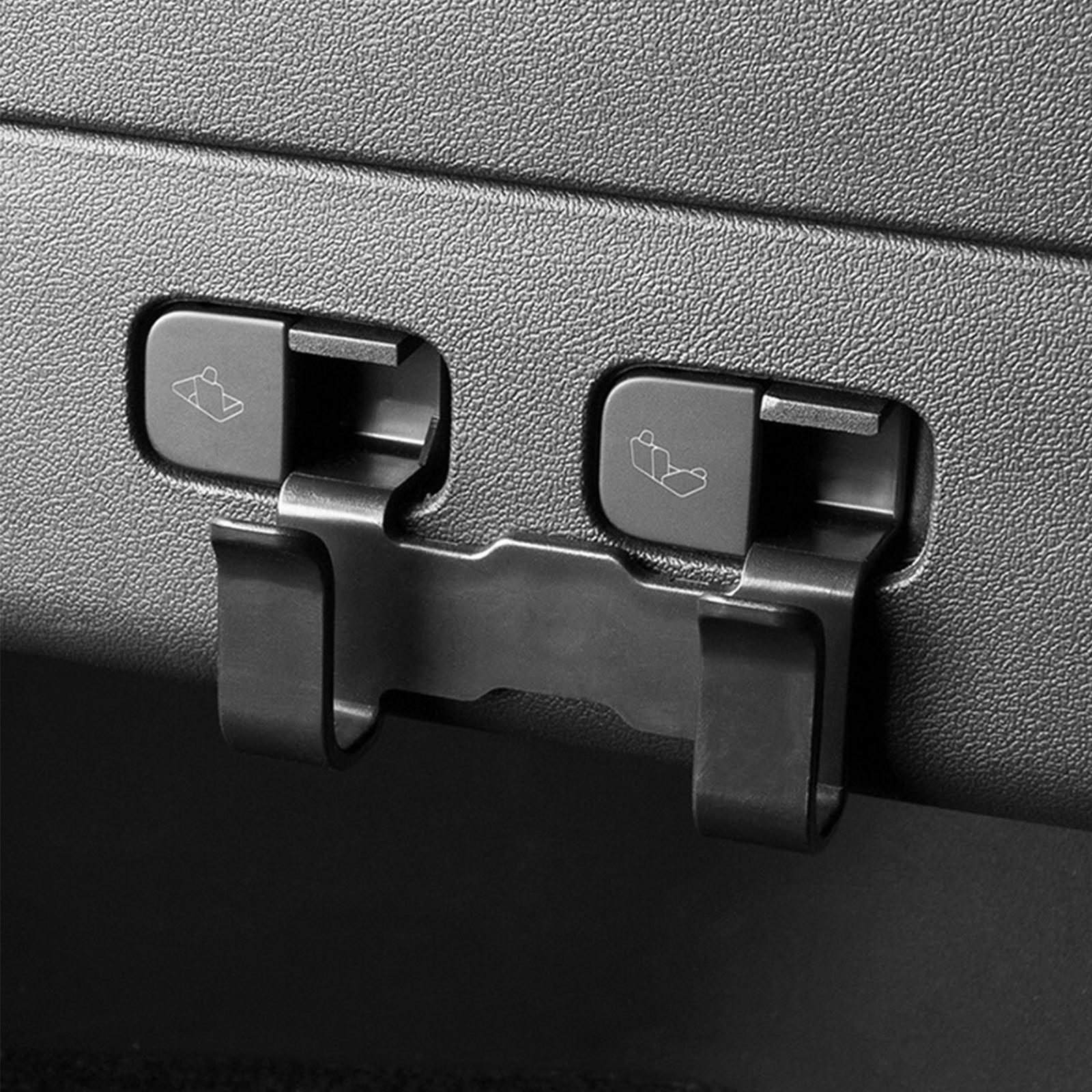 Car Rear Trunk Hook Hanger Storage Organizer Umbrella Trunk Grocery Bag Hook Holder for Model Y Durable