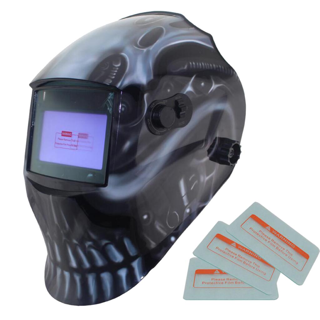Solar Powered Auto-darkening Filter Welding Mask Helmet