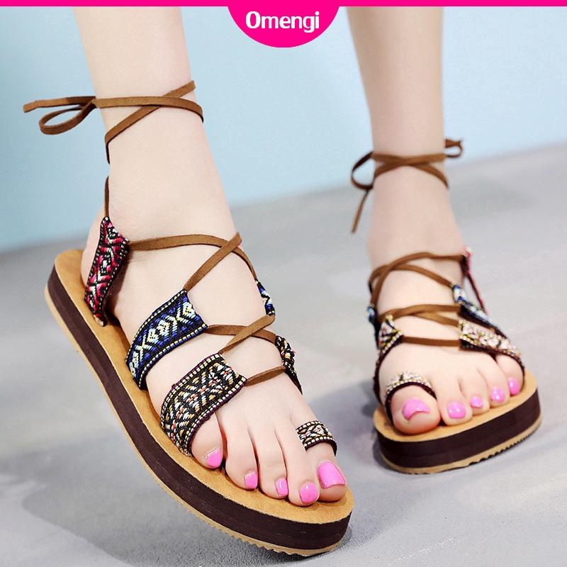 Giày Sandal Cao Gót Thời Trang Thoải Mái Cho Nữ Size 35-42