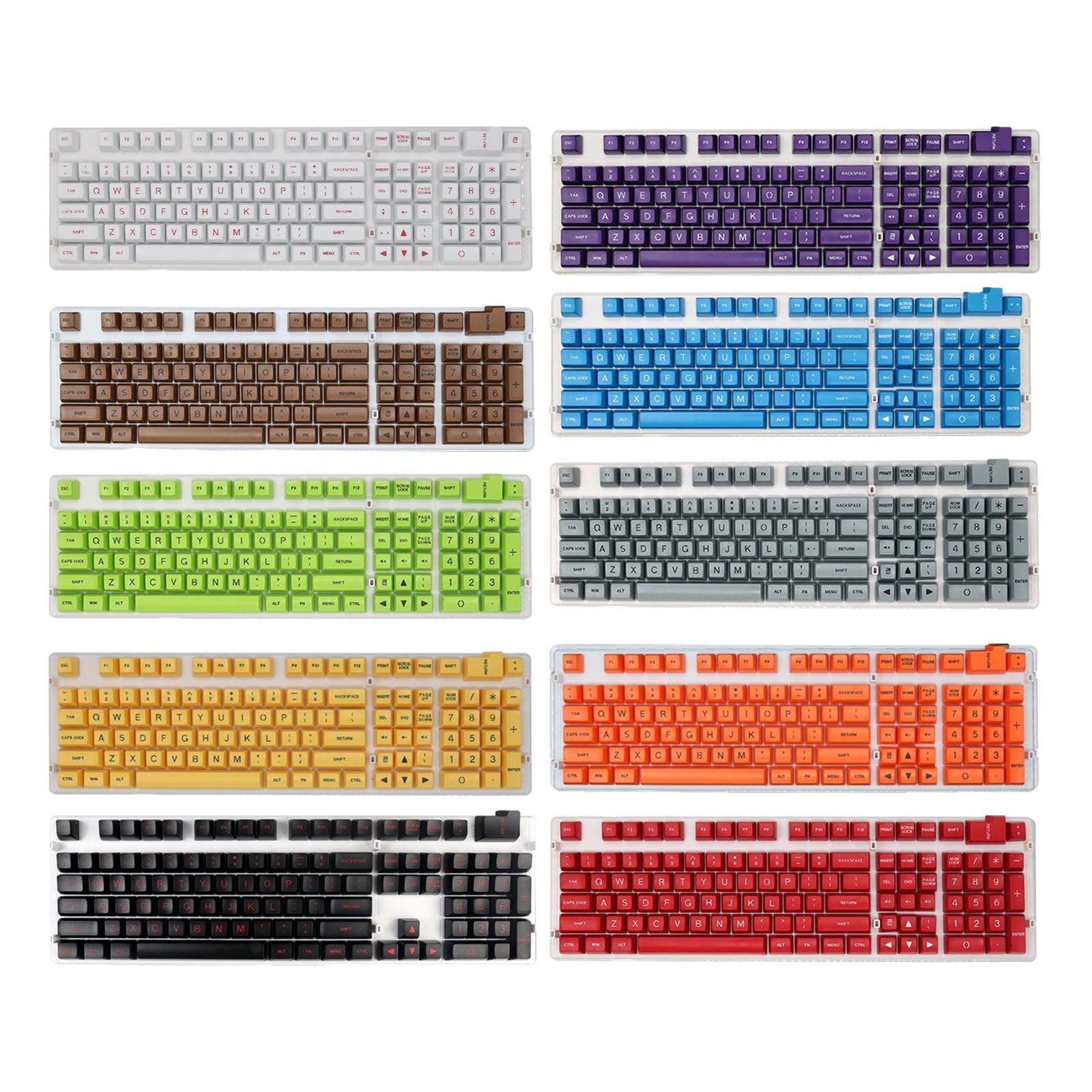 108 Keys Set Keycaps for Mechanical Keyboard Letters