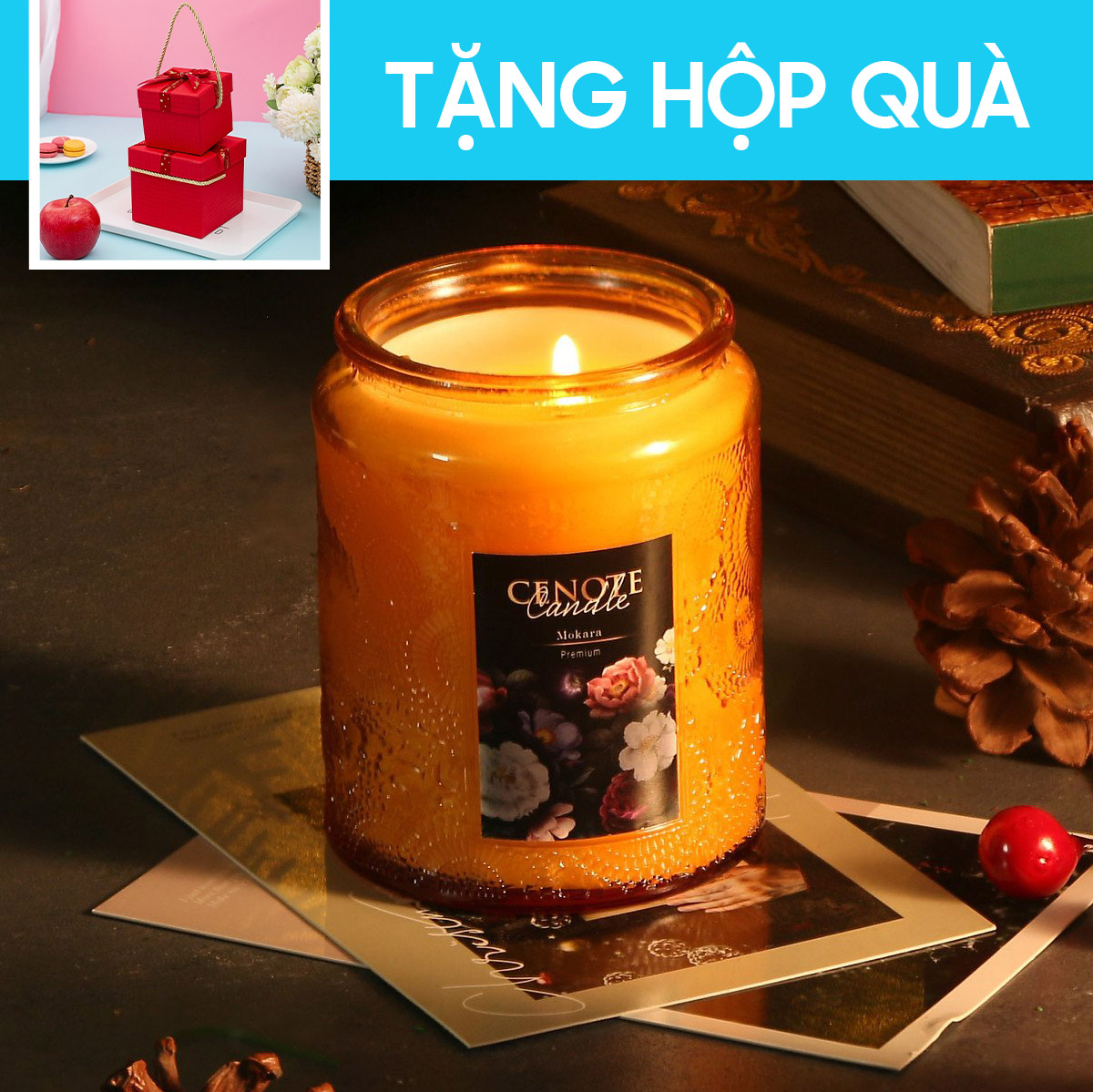Nến Thơm Ngọn Lửa Tiêu Chuẩn Châu Âu  Cao 3cm, Thích Hợp Làm Thơm Phòng, Mát-Xa, Thư Giãn, Trang Trí &amp; Quà Tặng