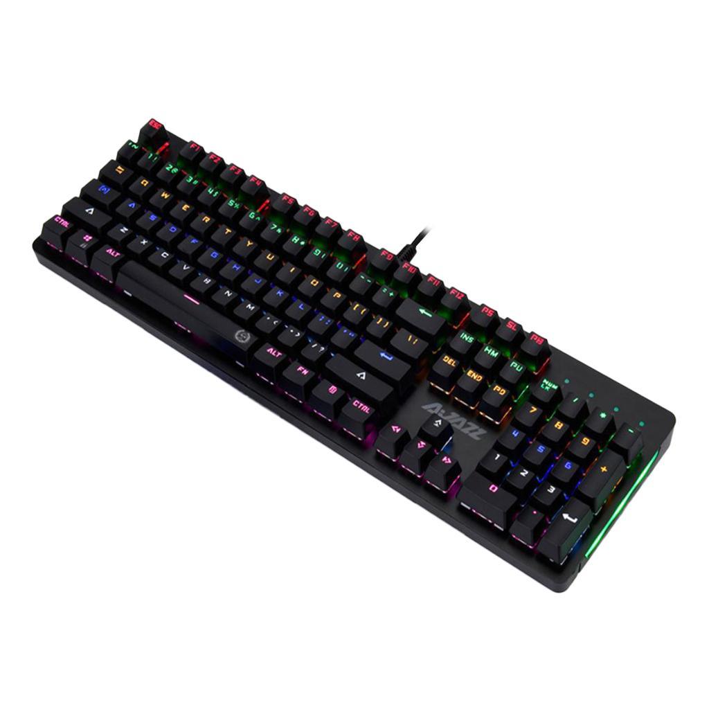 LED Illuminated Wired Mechanical Gaming 104Keys Keyboard And Mouse Set