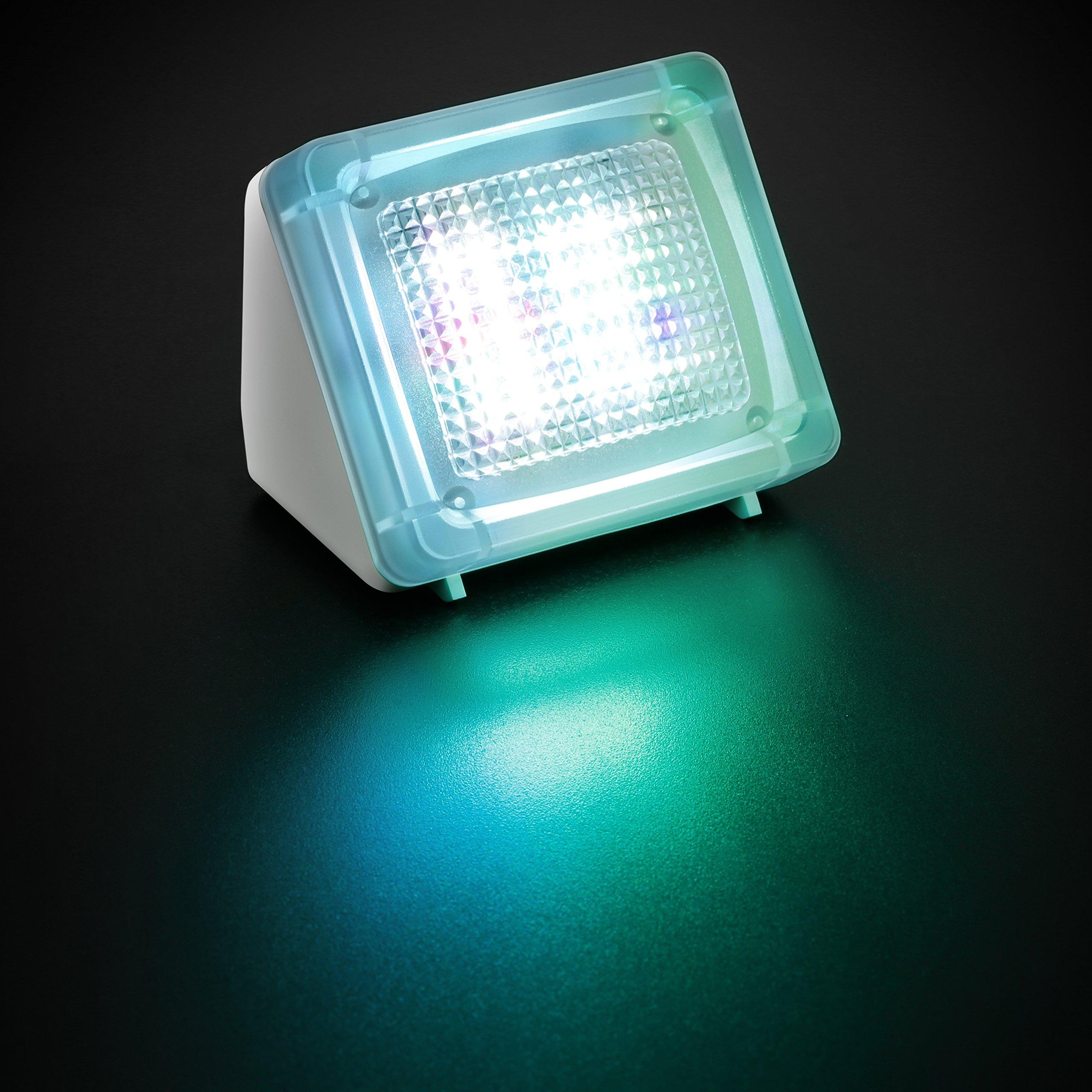 Bảo mật - Tv Dock, Anti -frauning - PRESSIATION SIMALUATION - LED với 20 màu, 3 chương trình, cảm biến ánh sáng và bộ đếm thời gian