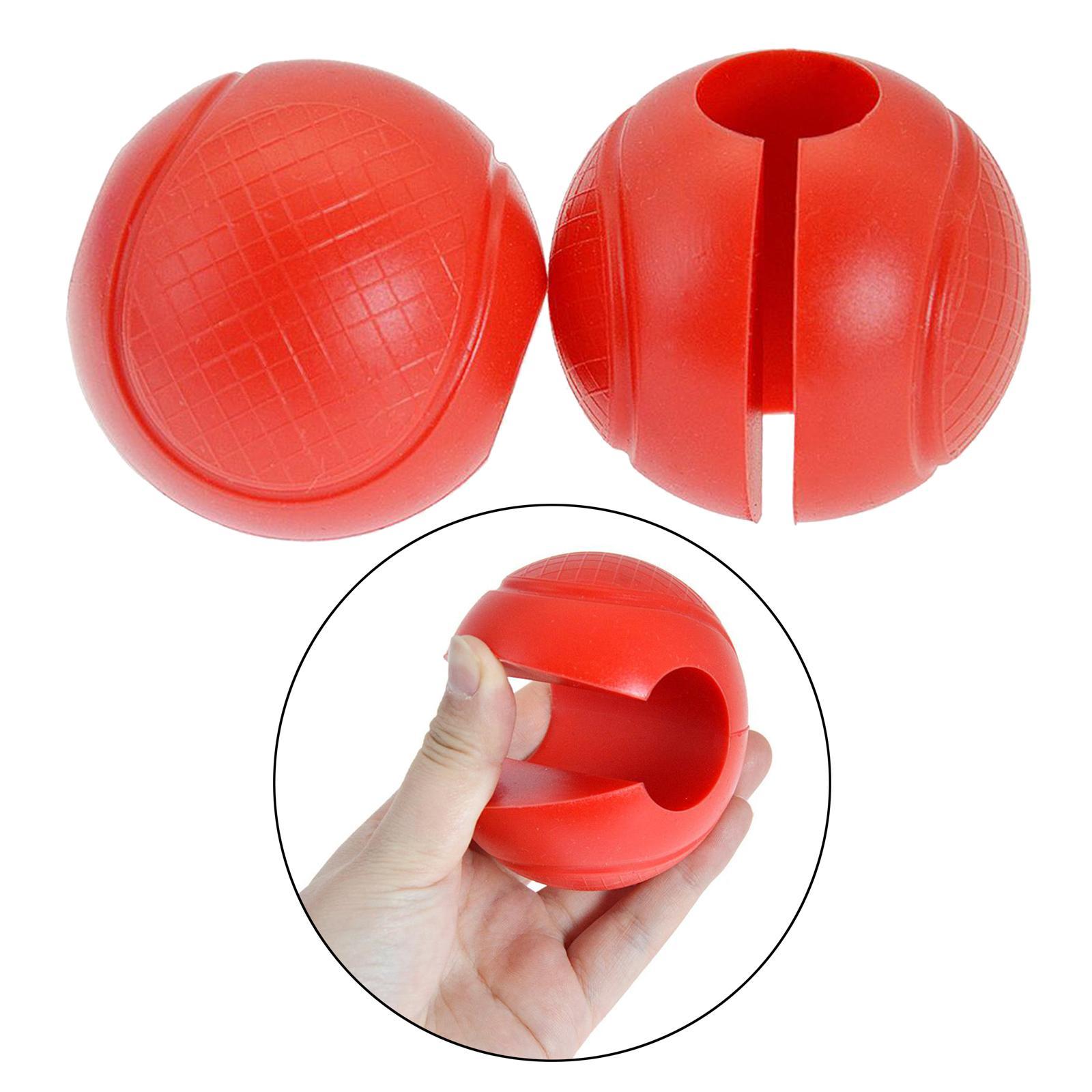 2x Barbell Grips - Thick Bar  Ball Grips for Weightlifting - Dumbbell Handles  Grip Hand  Pull up Tape Arm  Adapter