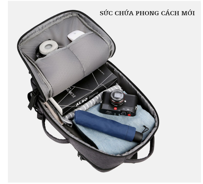 Balo du lịch cao cấp phong cách mới 15,6"