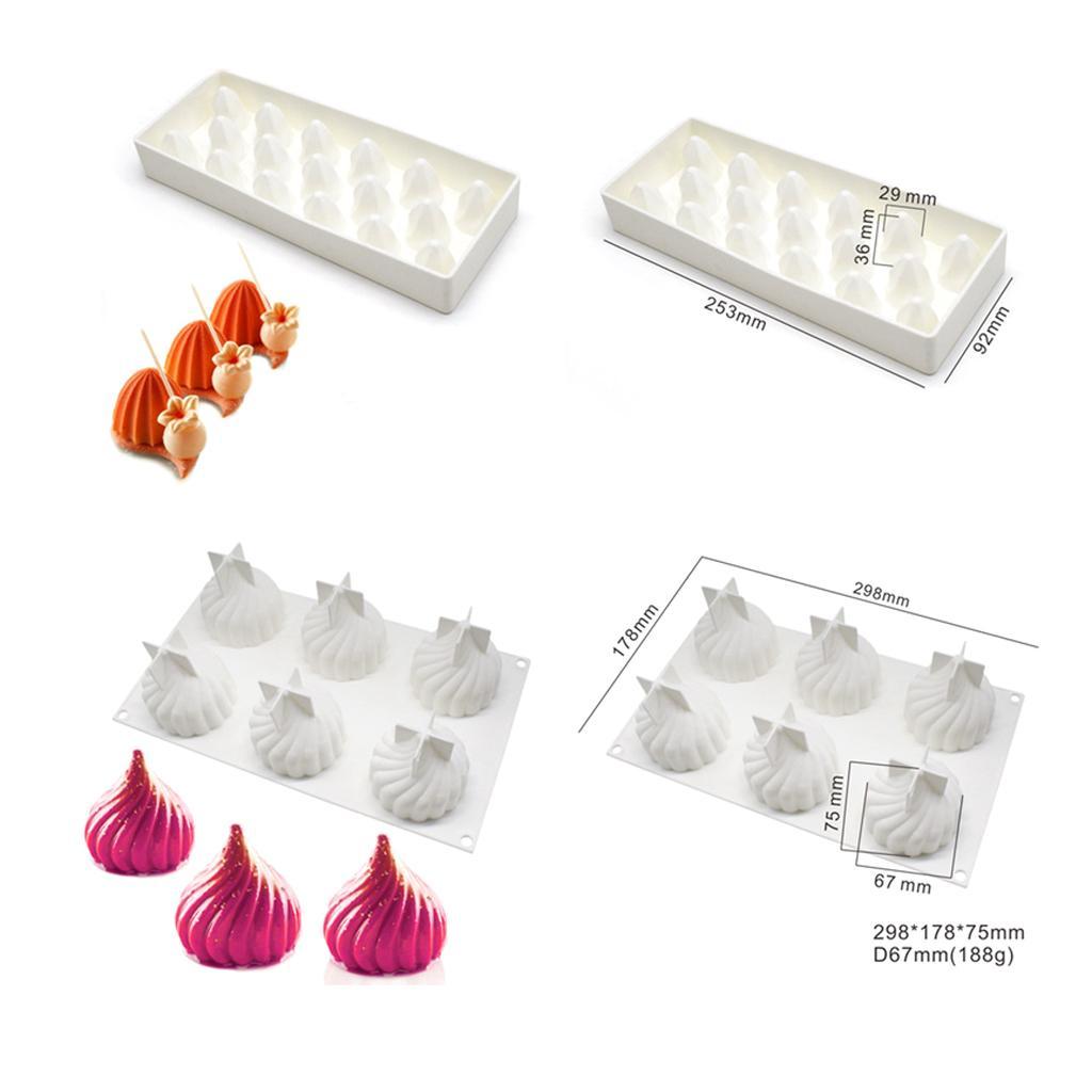 Silicone Mould 3D For Chocolate Truffle  Baking Mold